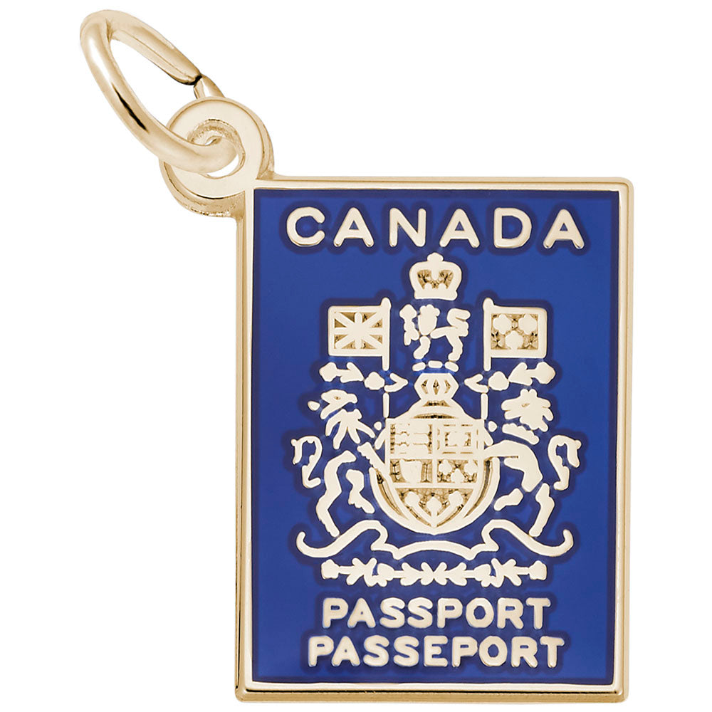 Canadian Passport Charm - Celebrate Your Patriotism in Style 2735