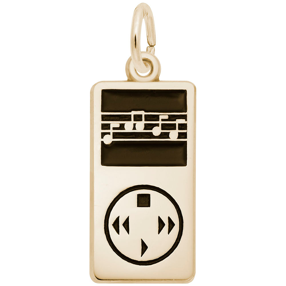 Stylish MP3 Player Charm for Music Lovers - Unique Jewelry Gift 2742