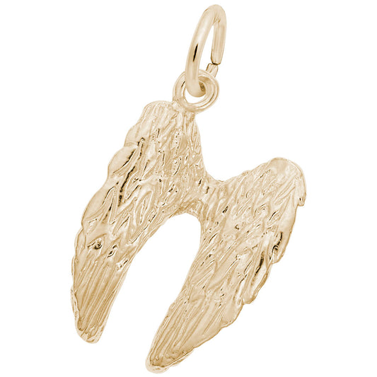 Angel Wings Sympathy Charm for Love & Remembrance Jewelry 2750