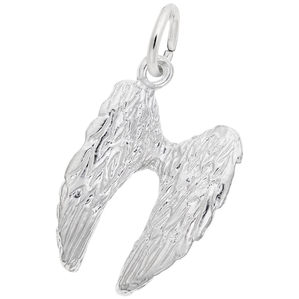Angel Wings Sympathy Charm for Love & Remembrance Jewelry 2750