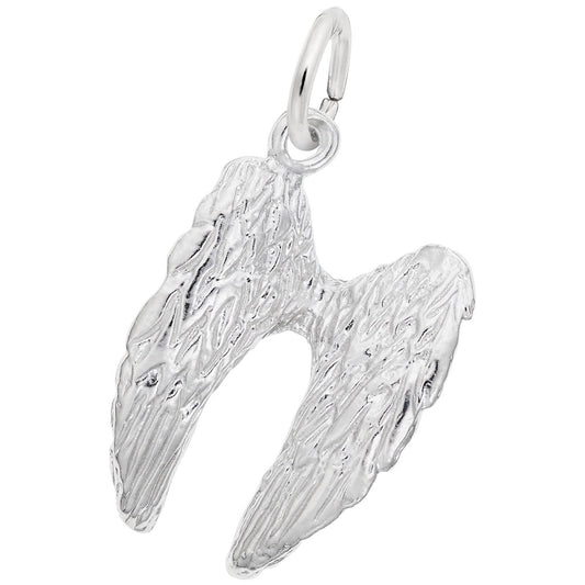 Angel Wings Sympathy Charm for Love & Remembrance Jewelry 2750