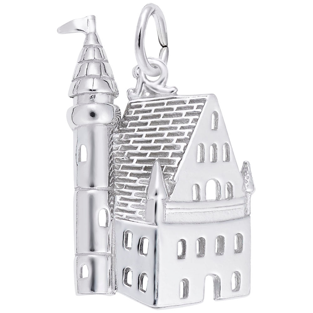 Travel Castle Charm - International Adventure Jewelry Accessory 2789