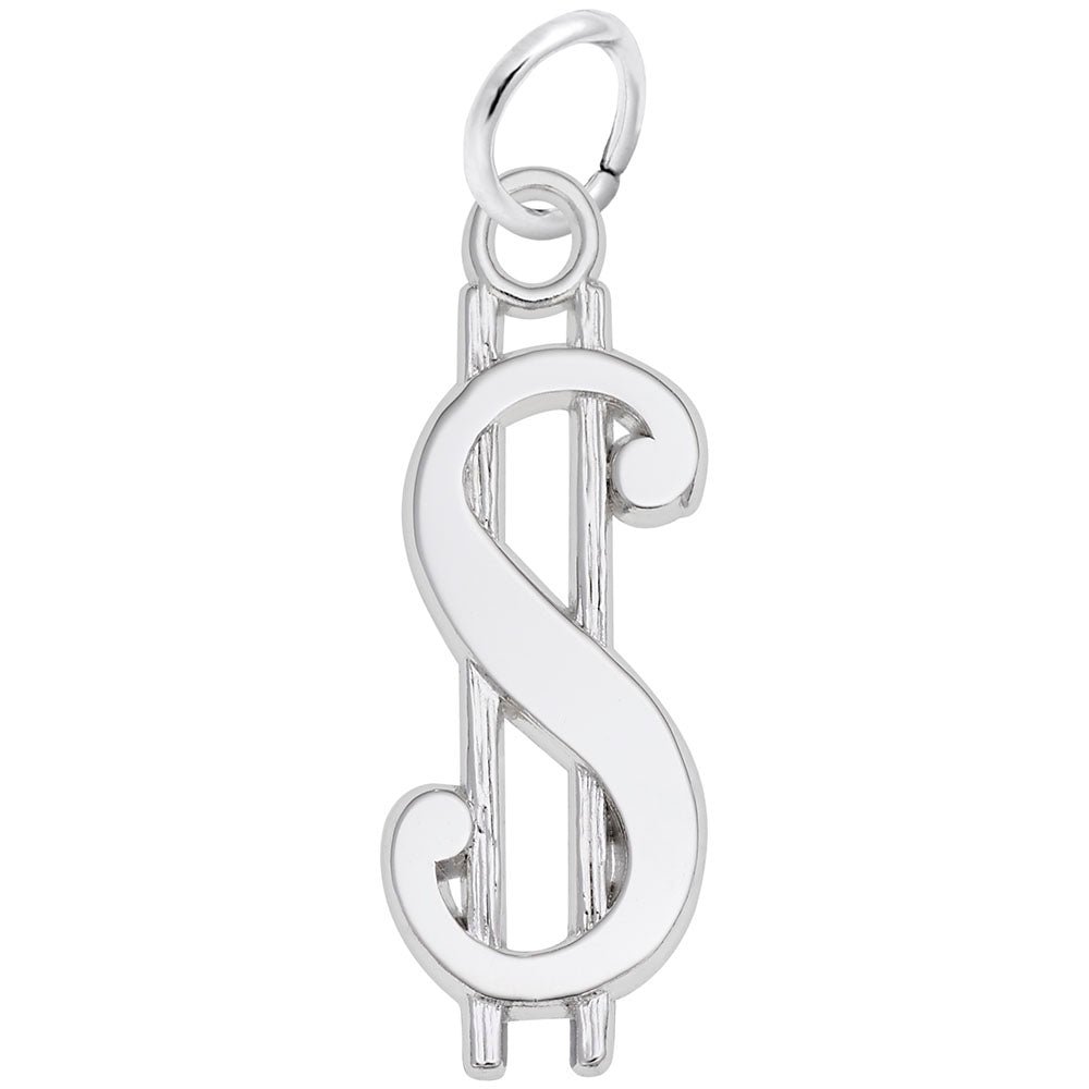 Good Luck Dollar Sign Charm for Gamers - Rembrandt Charms 2807