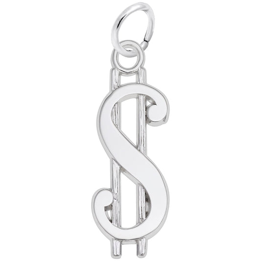 Good Luck Dollar Sign Charm for Gamers - Rembrandt Charms 2807