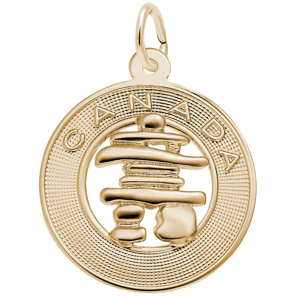 Canada Inukshuk Ring Charm - Symbol of Patriotism & Unity 2828