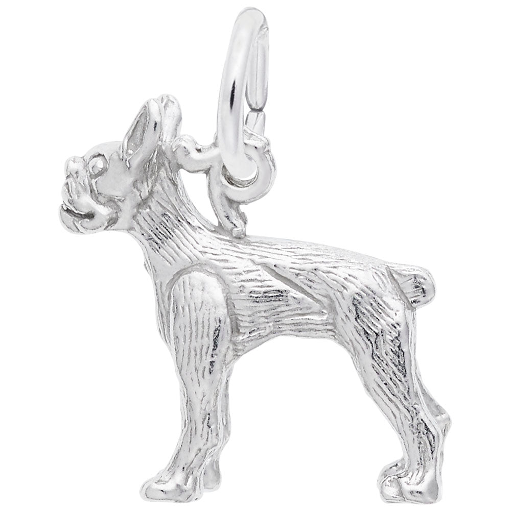 Adorable Boston Terrier Dog Charm for Pet Lovers - Rembrandt 2879