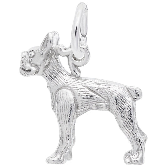 Adorable Boston Terrier Dog Charm for Pet Lovers - Rembrandt 2879