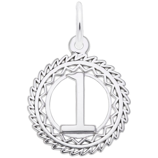 Victory Number One Charm - Celebrate Your Achievements in Style 2895-001