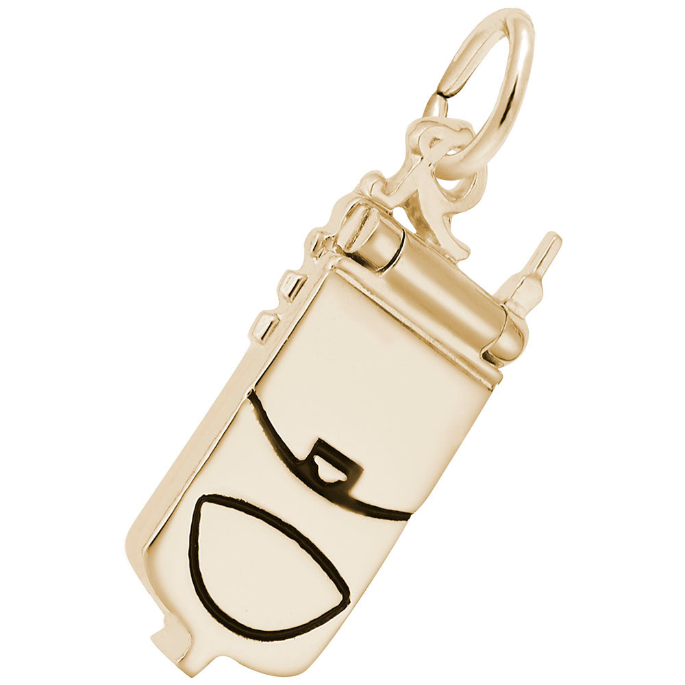 Vintage Flip Phone Charm - Retro Electronics Jewelry Accessory 2932