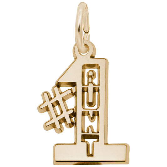 Number One Aunt Charm - Celebrate Family Love & Bonding 2934