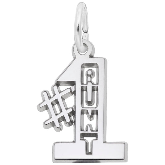 Number One Aunt Charm - Celebrate Family Love & Bonding 2934