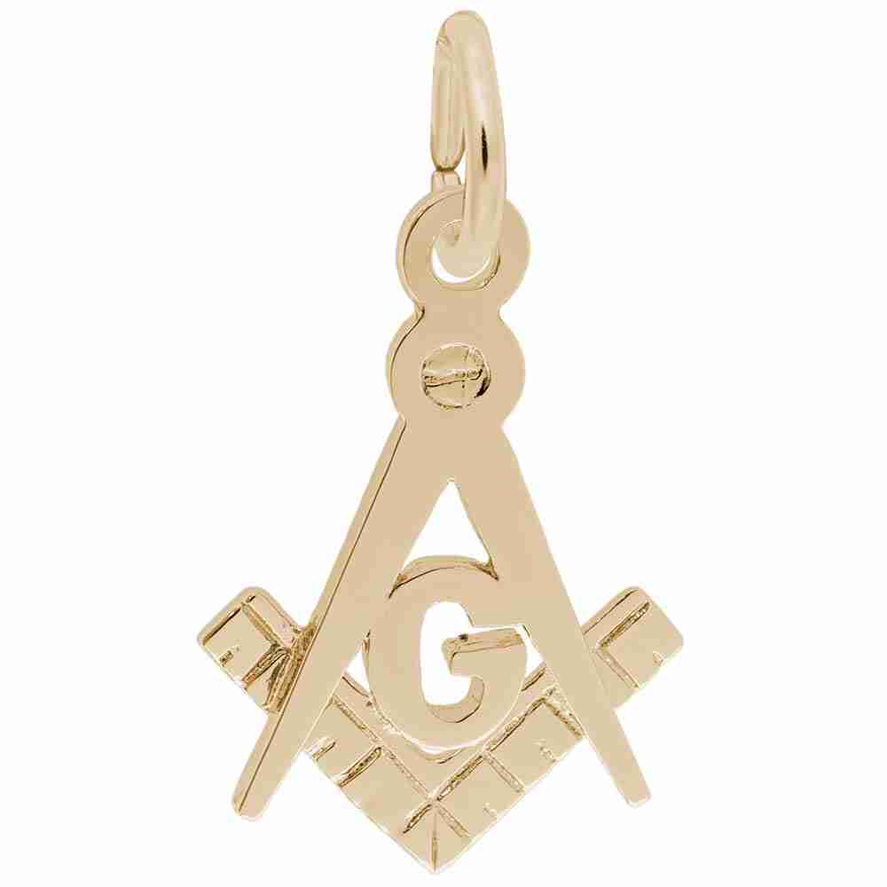Square and Compass Charm for Teachers - Perfect Gift for Educators 2949