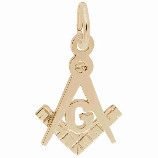 Square and Compass Charm for Teachers - Perfect Gift for Educators 2949