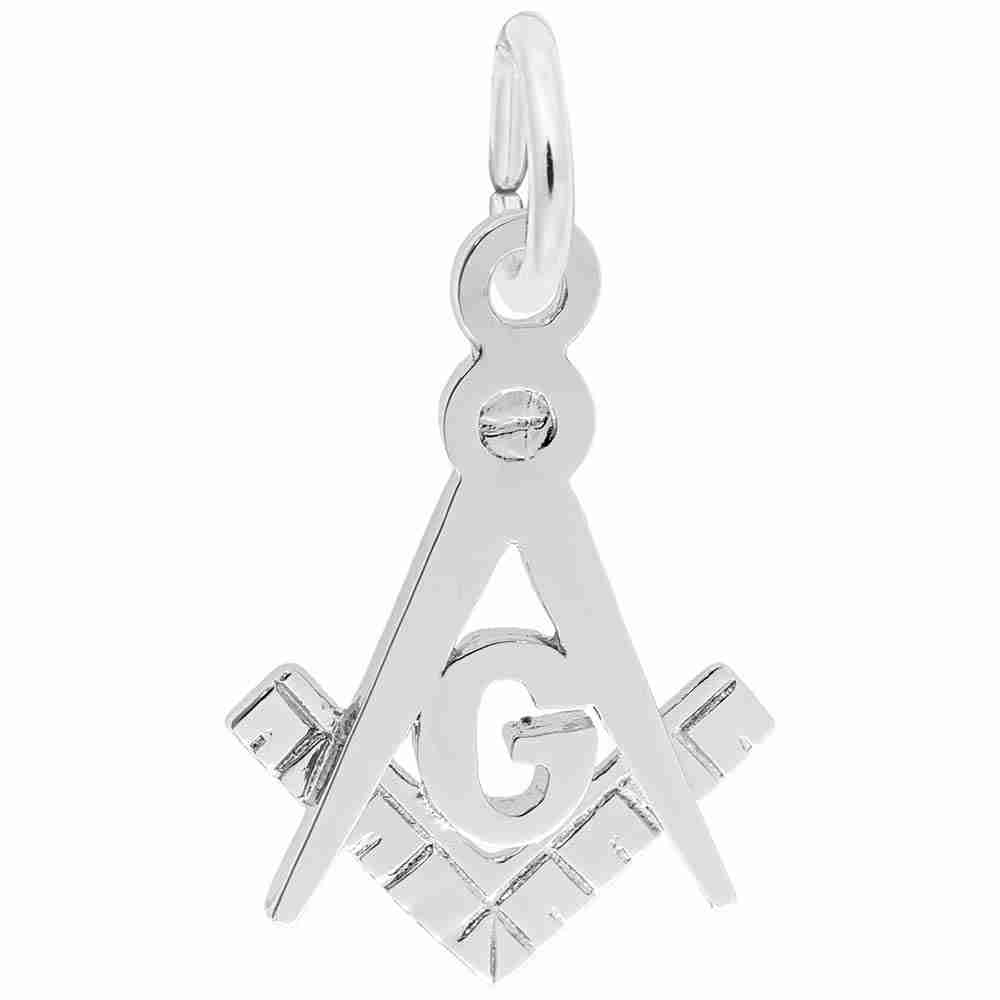 Square and Compass Charm for Teachers - Perfect Gift for Educators 2949