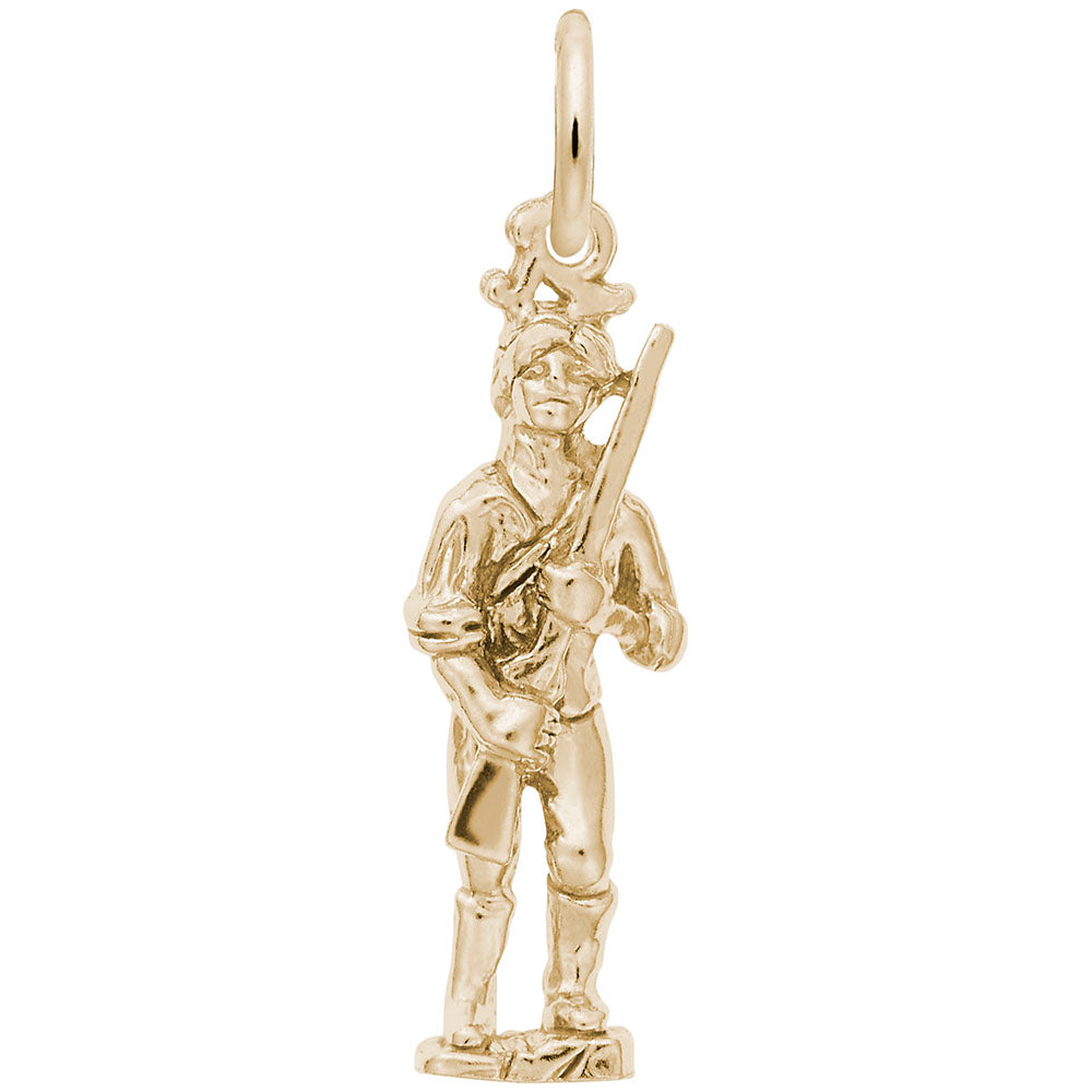Minute Man Charm - Historical Travel Keepsake for Adventurers 2953