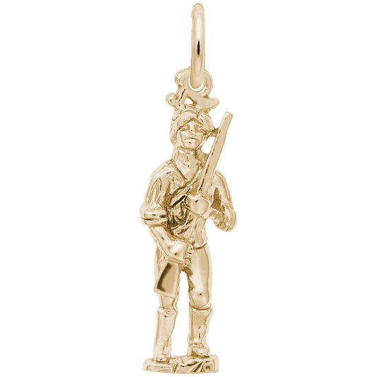 Minute Man Charm - Historical Travel Keepsake for Adventurers 2953