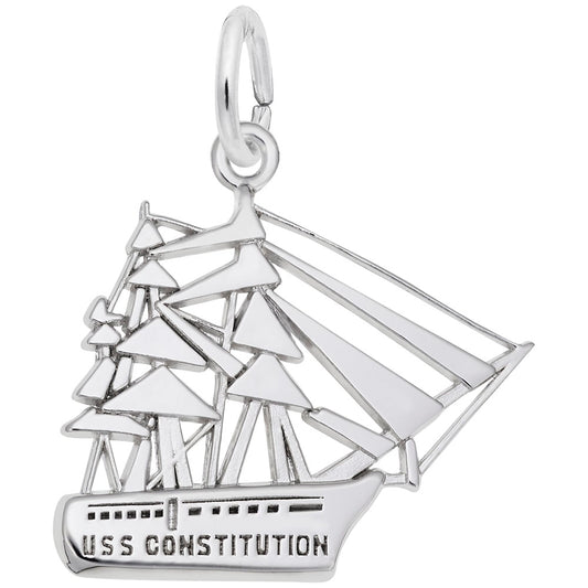 USS Constitution Charm
