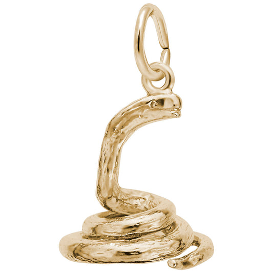Exquisite Cobra Charm for Animal Lovers - Unique Zoo Jewelry 2972