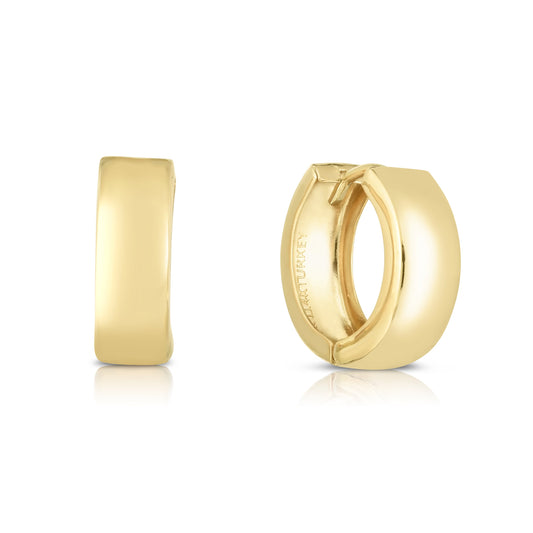Royal Chain 10K Gold Polished Huggie Earring 3002ER