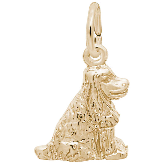 Cocker Spaniel Dog Charm - Adorable Pet Jewelry for Dog Lovers 3016