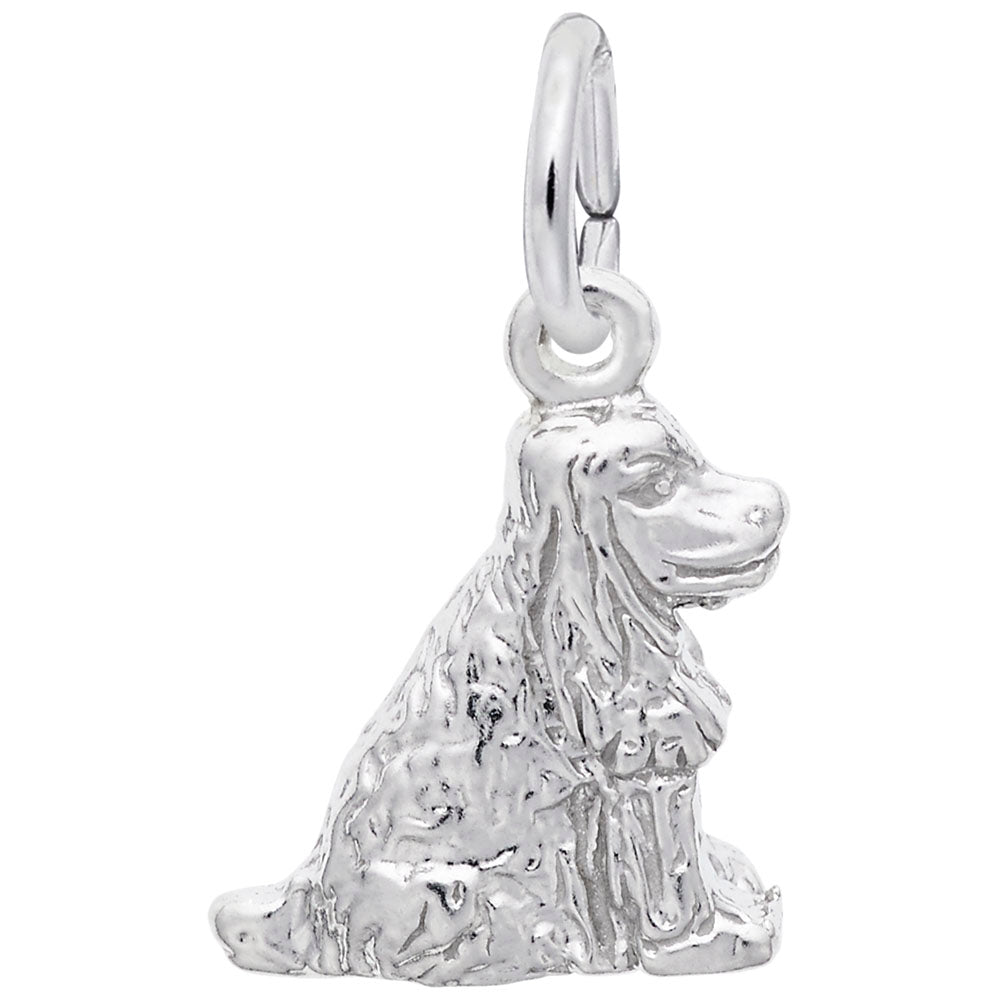Cocker Spaniel Dog Charm - Adorable Pet Jewelry for Dog Lovers 3016