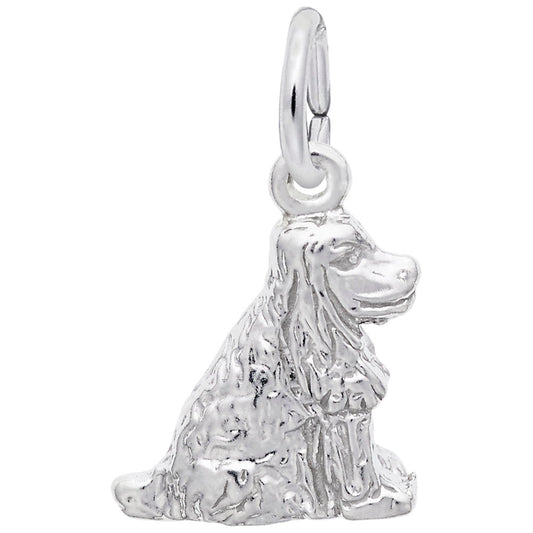 Cocker Spaniel Dog Charm - Adorable Pet Jewelry for Dog Lovers 3016
