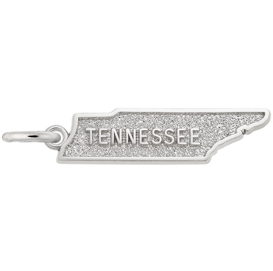 Tennessee Map Charm - Travel Souvenir Jewelry for Adventure Lovers 3034