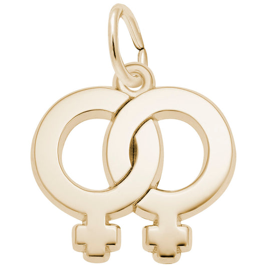 Female Twins Charm - Celebrate Sisterhood & Family Bonds 3053