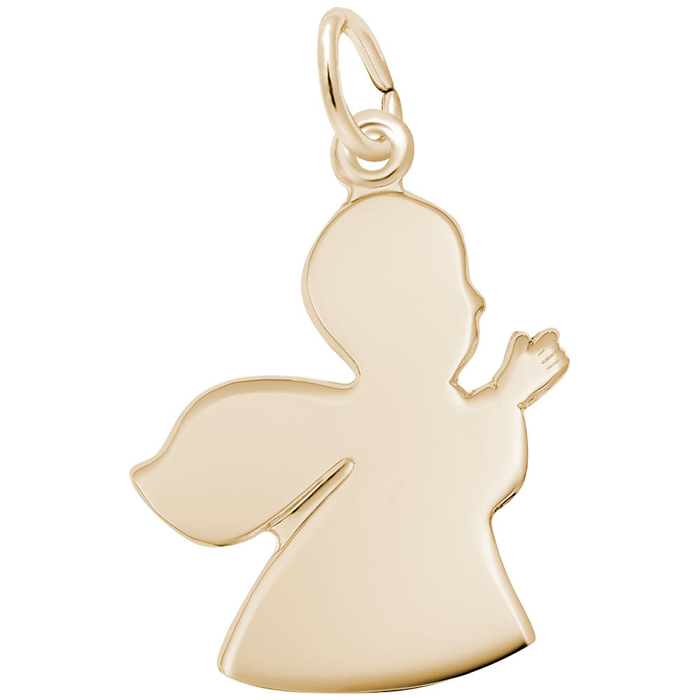 Large Guardian Angel Charm for Sympathy & Love - Rembrandt Charms 3054