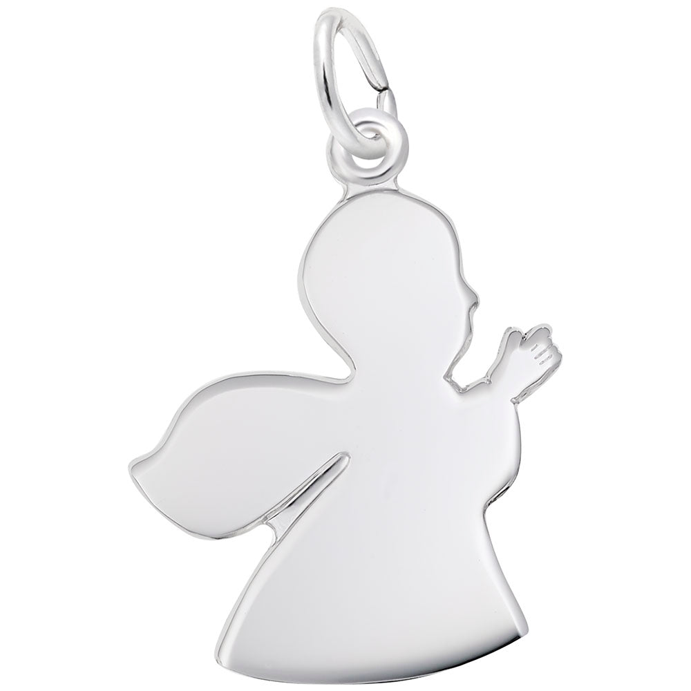 Large Guardian Angel Charm for Sympathy & Love - Rembrandt Charms 3054