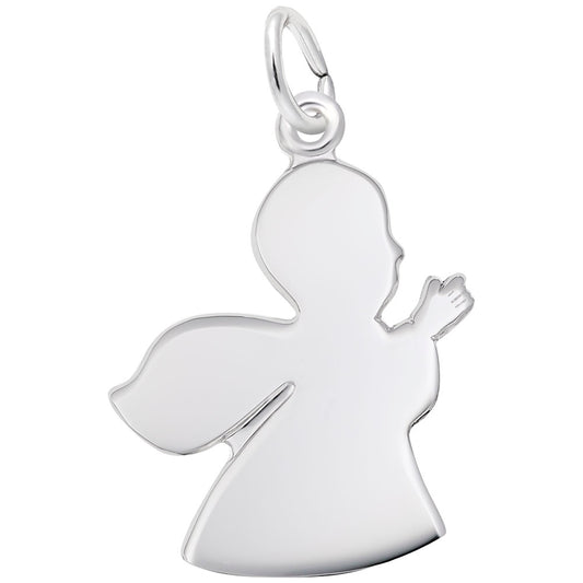 Large Guardian Angel Charm for Sympathy & Love - Rembrandt Charms 3054