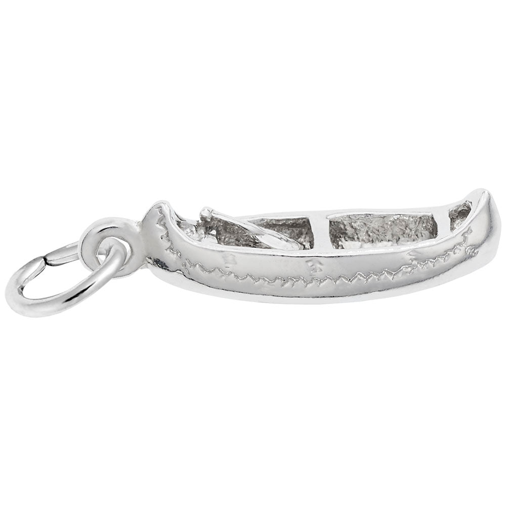 Classic Canoe Charm - Nautical Jewelry for Adventure Lovers 3058