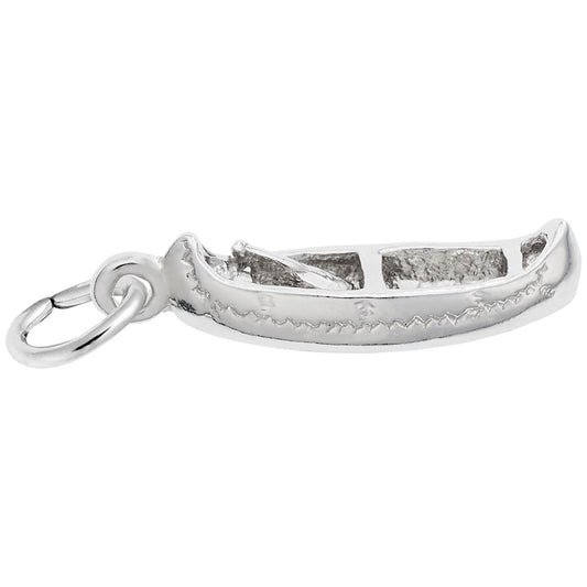 Classic Canoe Charm - Nautical Jewelry for Adventure Lovers 3058