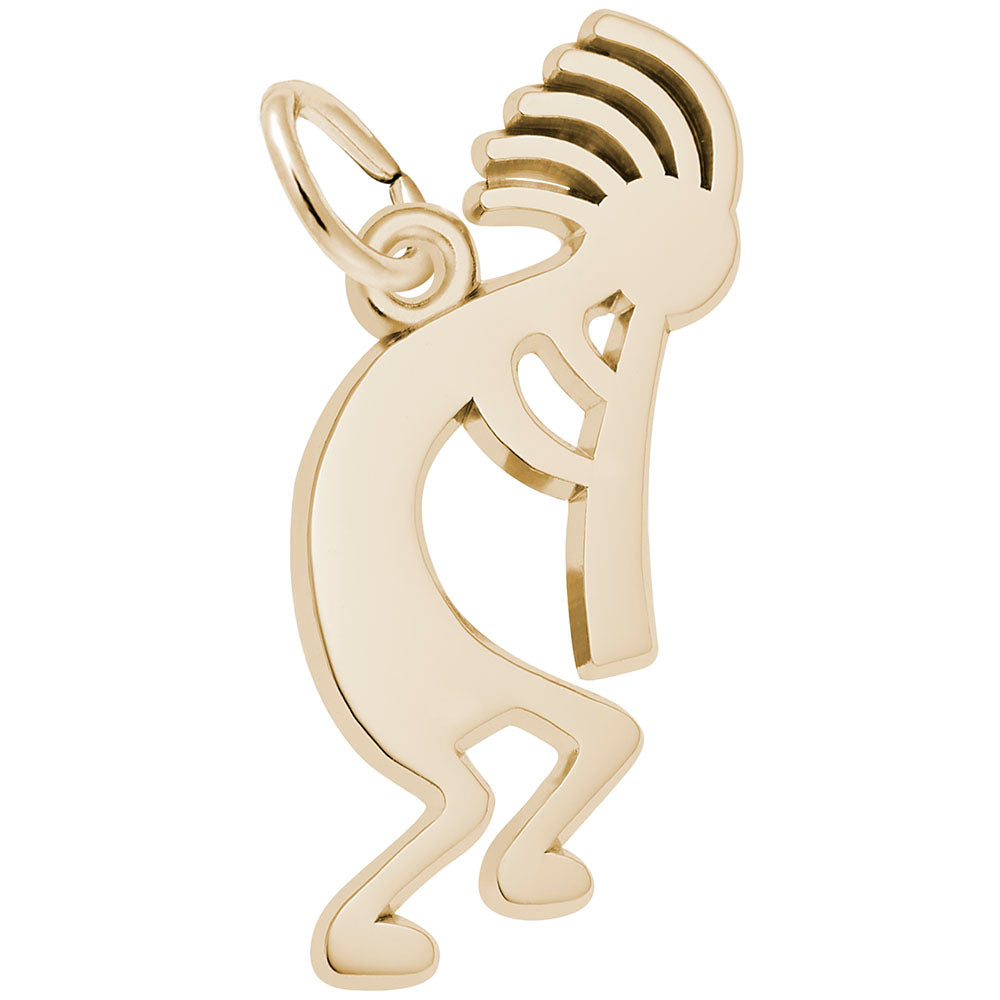 Kokopelli Charm - Unique Symbol of Music and Joy for Jewelry 3098
