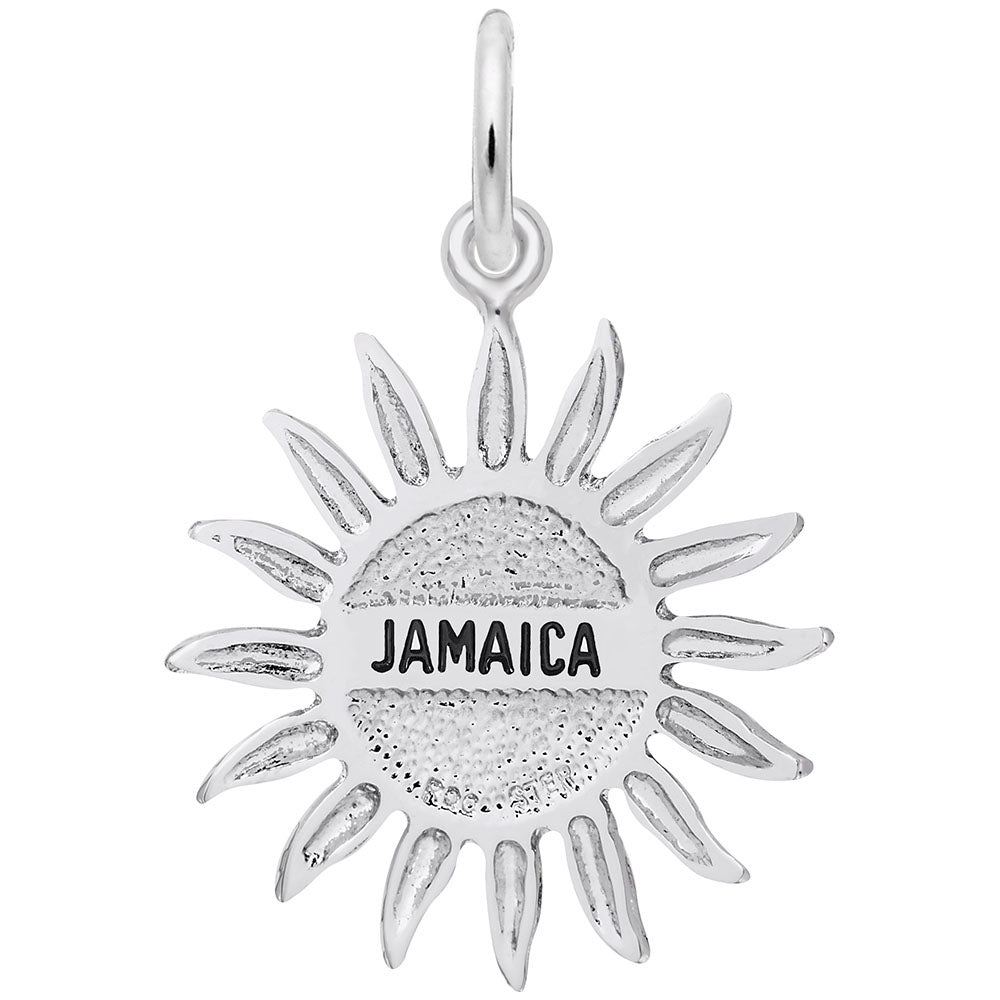 Jamaica Sun Large Charm - Tropical Island Travel Jewelry Gift 3126