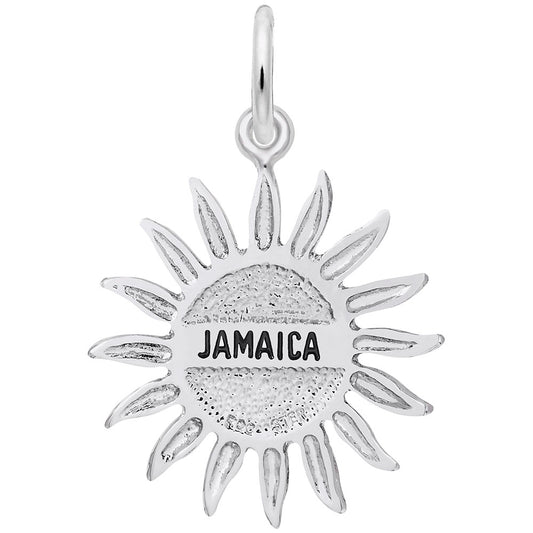 Jamaica Sun Large Charm - Tropical Island Travel Jewelry Gift 3126