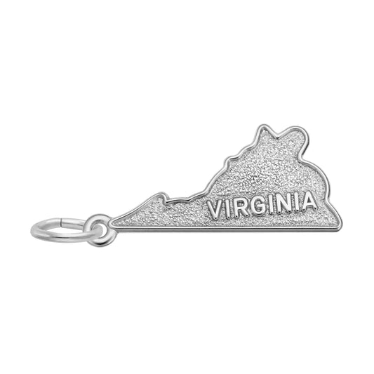 Virginia Map Charm