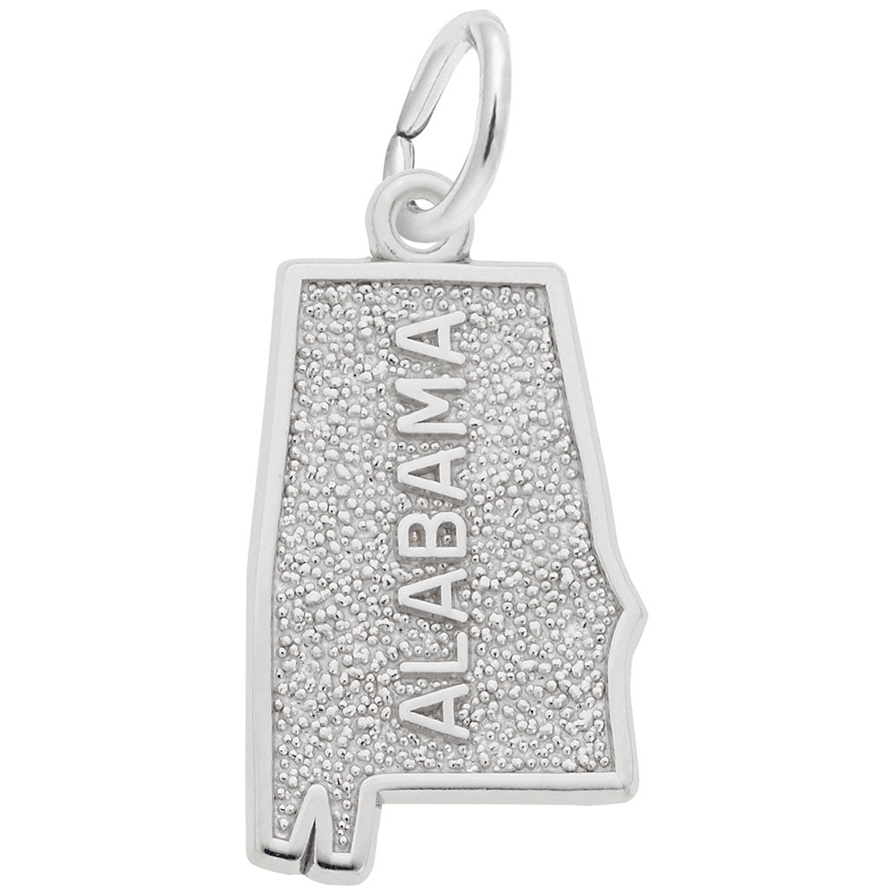 Alabama Map Charm - Travel Souvenir Jewelry for Adventure Lovers 3134