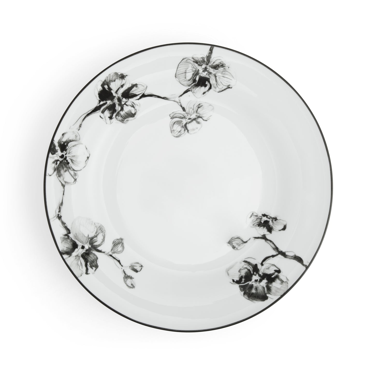 BLACK ORCHID DINNER PLATE