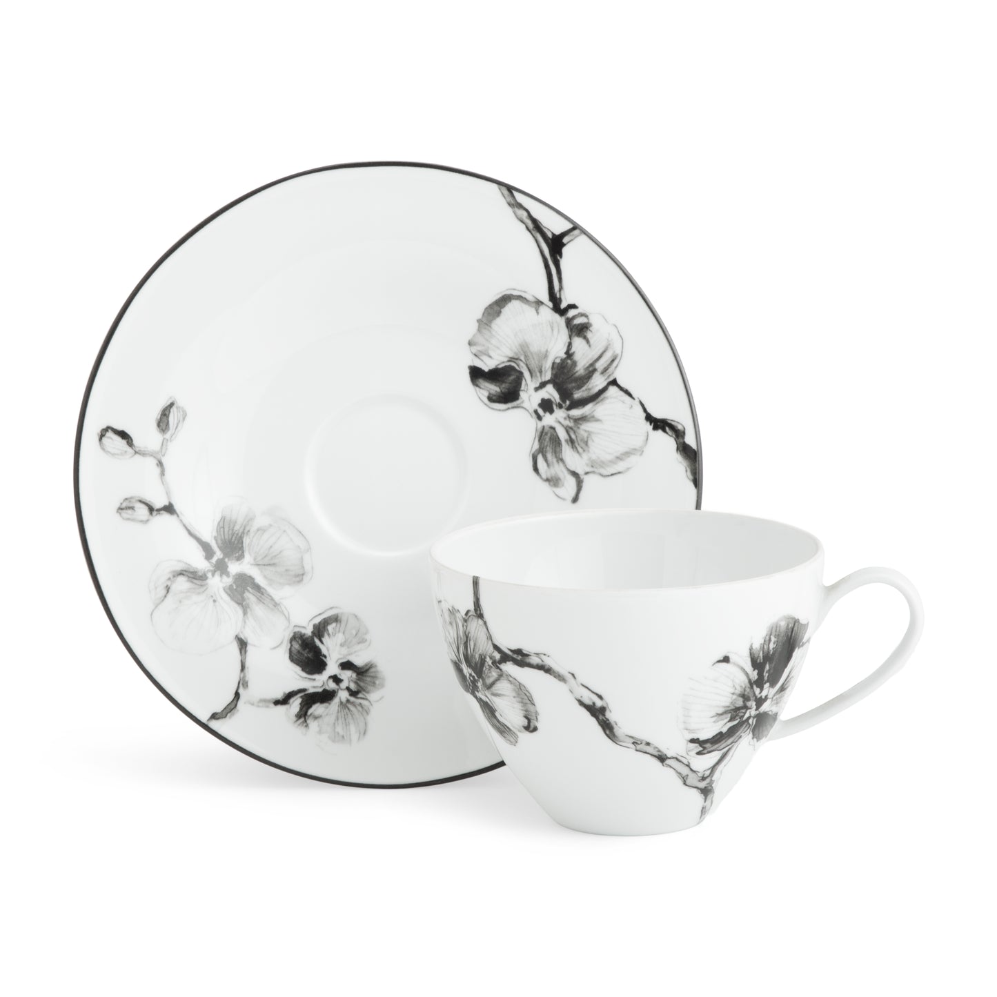 BLACK ORCHID CUP & SAUCER