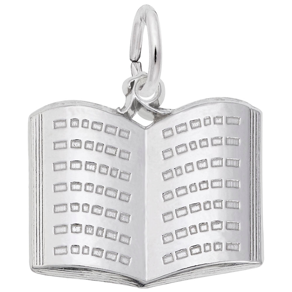 Open Book Charm for Jewelry - Perfect Gift for Book Lovers 3160