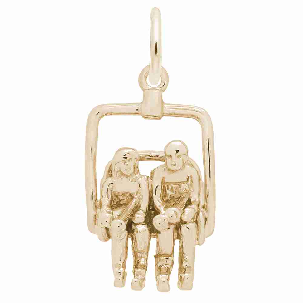 New Whistler Chairlift Charm - Winter Skiing Jewelry for Adventurers 3191