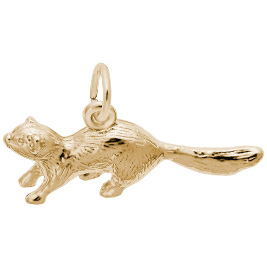 Adorable Ferret Charm - Perfect Gift for Animal Lovers 3204