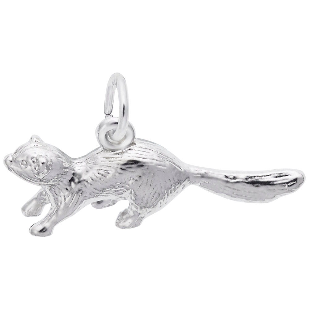 Adorable Ferret Charm - Perfect Gift for Animal Lovers 3204