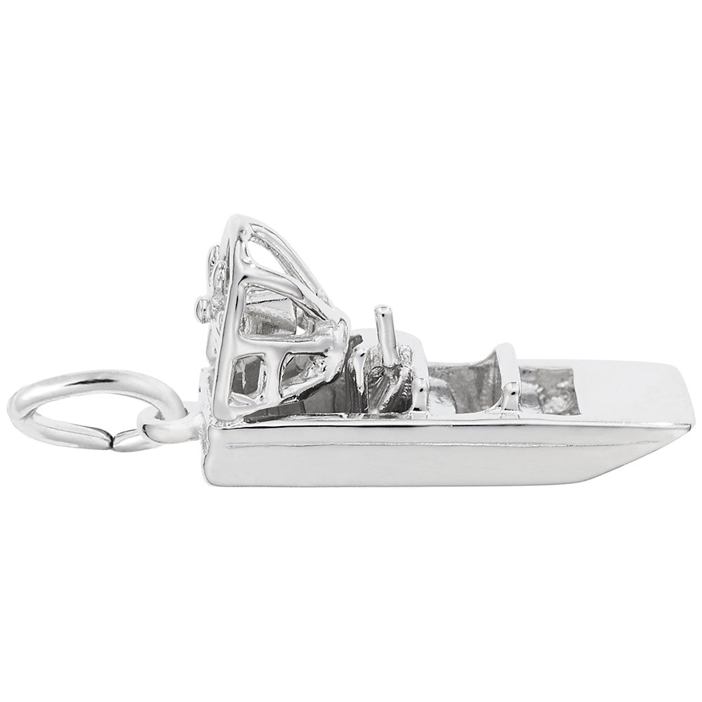 Air Boat Charm - Nautical Jewelry for Sea Lovers & Adventurers 3206