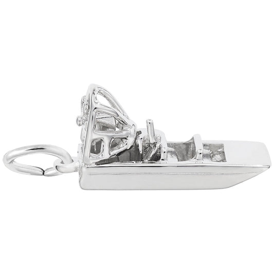 Air Boat Charm - Nautical Jewelry for Sea Lovers & Adventurers 3206