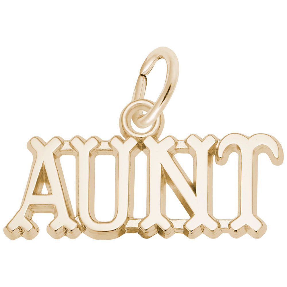 Beautiful Silver Aunt Charm - Perfect Gift for Loving Aunts 3275