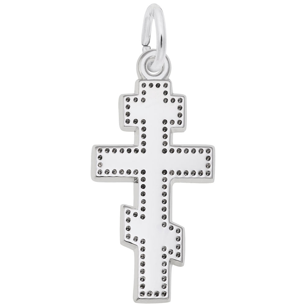 Elegant Greek Cross Charm - Faith Symbol Jewelry for All Occasions 3280