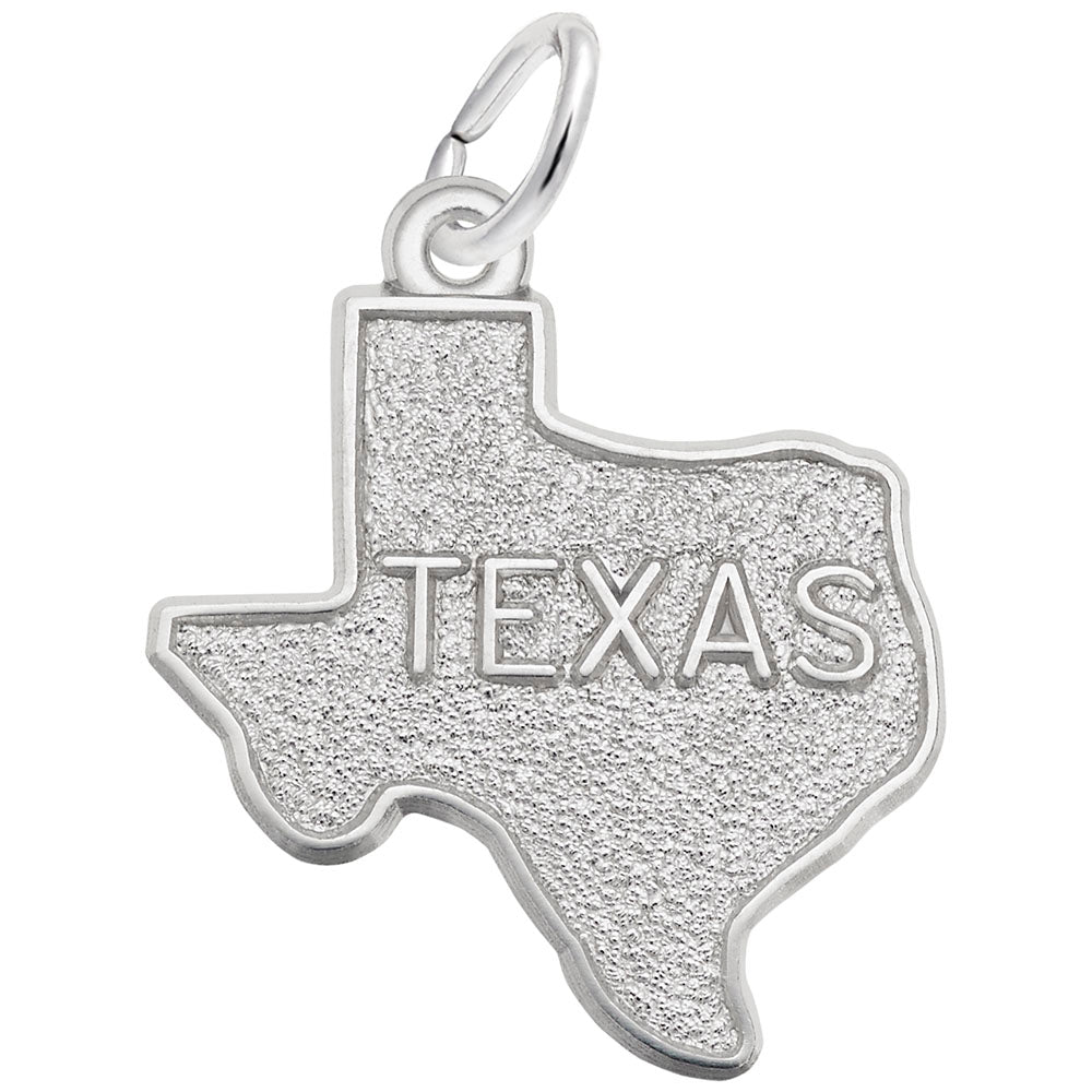 Texas Map Charm - Travel Souvenir Jewelry for Texas Lovers 3293