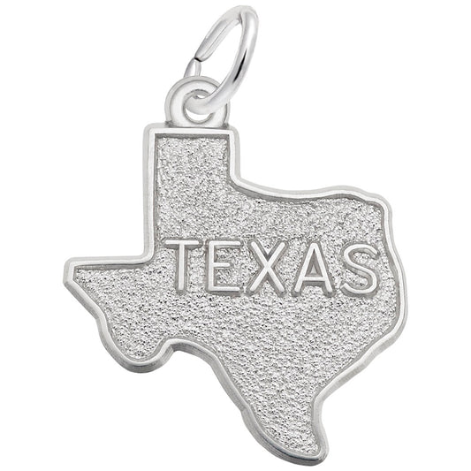 Texas Map Charm - Travel Souvenir Jewelry for Texas Lovers 3293